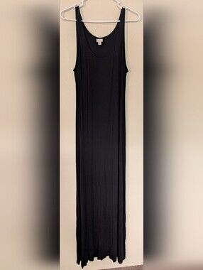 Merona Black Tank Maxi Dress XL